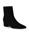 Nine West Maribu Pointed Toe Bootie In Black Suede