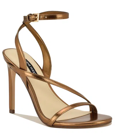 Nine West Miorla Ankle Strap Sandal In Brown