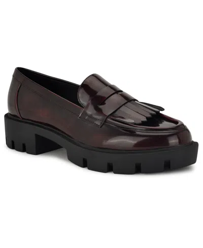 Nine West Women's Missa Lug Sole Penny Loafers