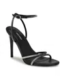 Nine West Women's Missey Open Toe Stiletto Heel Dress Sandals In Black