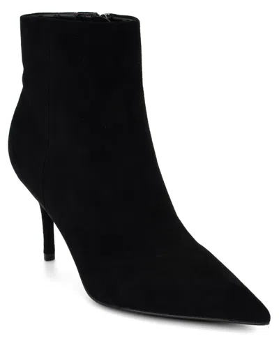 Nine West Galz Pointed Toe Bootie In Black