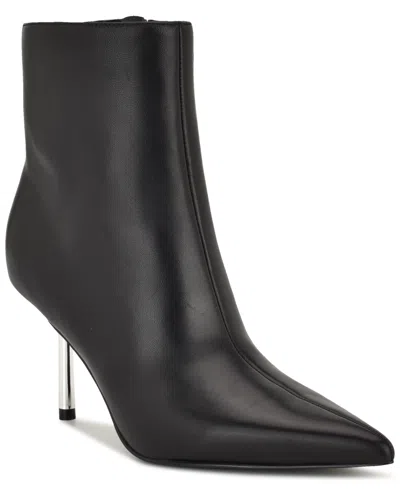 Nine West Women's Narend Pointy Toe Stiletto Dress Booties In Black