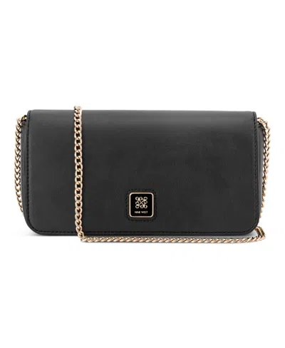 Nine West Women's Nefi Phone Chain Crossbody Clutch In Black