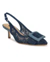 Nine West Nolla Pointed Toe Pump In Blue