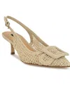 Nine West Nolla Pointed Toe Pump In Light Natural
