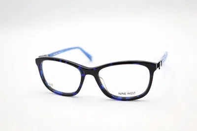 Nine West Women's Nw5068 Rectangle Eyeglasses In Blue