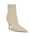 Nine West Ohmy Pointed Toe Bootie In White