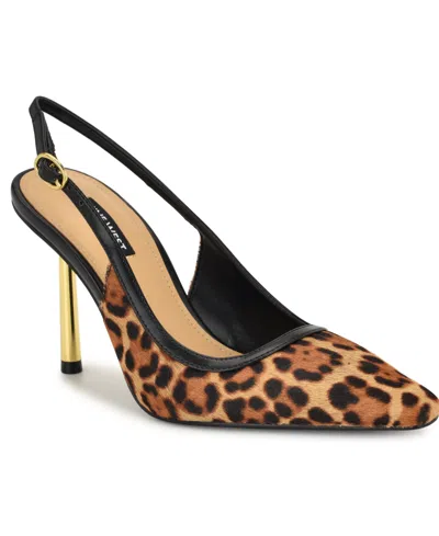 Nine West Women's Orlanda Slingback Stiletto Pumps In Brown