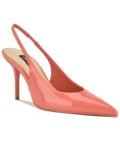 Nine West Palomma Slingback Pointed Toe Pump In Orange