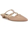 Shop Nine West Women's Paoly Caged Slip-on Mule Flats In Light Natural
