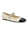 Nine West Platy Mary Jane Cap Toe Flat