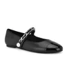 Nine West Women's Platy Embellished Mary Jane Ballet Flats
