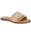 Nine West Poland Slide Sandal In Natural Multi