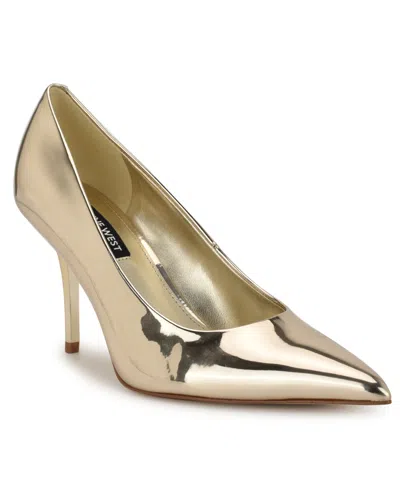 Nine West Women's Princesa Slip-on Stiletto Pumps In Gold