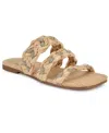 Nine West Qazz Braided Strap Sandal In Light Natural