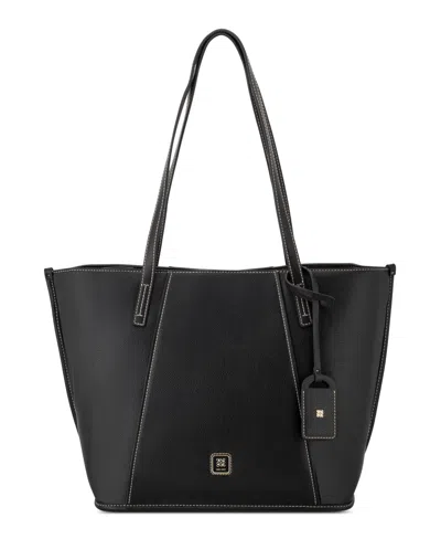 Nine West Women's Quincie Triple Compartment Tote Bag In Black