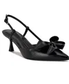Nine West Raska Slingback Pointed Toe Pump In Black