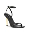Nine West Women's Reina Ankle Strap Stiletto Sandals In Black