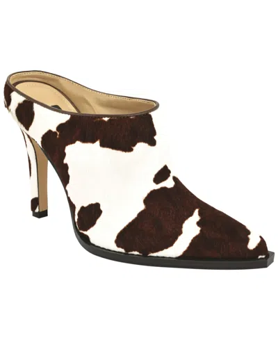 Nine West Women's Reiser Pointed Toe Stiletto Dress Mules In Animal Print