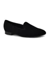 Nine West Renold Womens Block Heel Faux Suede Loafers In Black Suede