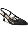 Nine West Resta Slingback Kitten Heel Pump In Black