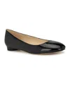 Nine West Robbe Flat In Black Patent