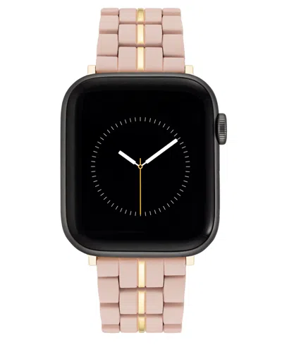 NINE WEST WOMEN'S RUBBERIZED LINK BRACELET DESIGNED FOR APPLE WATCH 42MM (SERIES 1-3 ONLY) & 44/45/46/49MM (UL