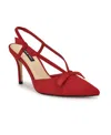 Nine West Ruze Pointed Toe Slingback In Red