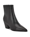 Nine West Wn Maribu Womens Solid Leather Mid-calf Boots In Black