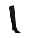 Nine West Fredy Pointed Toe Over The Knee Boot In Black