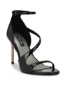 Nine West Shimmy Ankle Strap Sandal In Black Patent