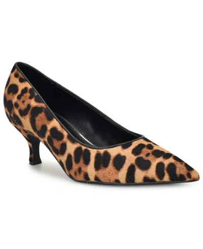 NINE WEST WOMEN'S SISKO TAPERED KITTEN HEEL PUMPS