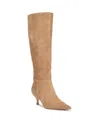 Nine West Women's Somas Tall Kitten Heel Boots In Brown
