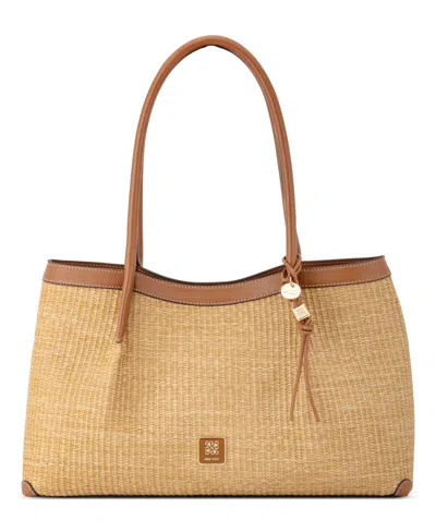 Nine West Women's Sullivin Carryall Shopper Tote Bag In Brown