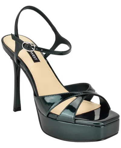 Nine West Women's Tates Stiletto Heel Dress Sandals In Black
