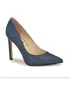 Nine West Women's Tatiana Pointy Toe Stiletto Pumps In Bronze Denim