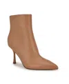 Nine West Therin Pointed Toe Bootie In Medium Natural Leather
