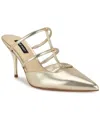 Nine West Women's Tianala Pointy Toe Dress Pumps In Gold