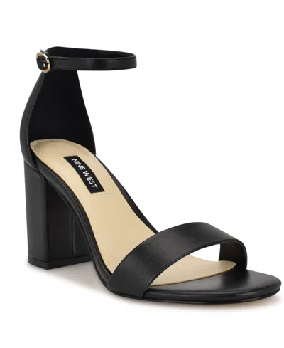NINE WEST WOMEN'S TONIANN OPEN TOE DRESS SANDALS