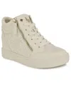 Nine West Tons Lace-up Wedge Sneaker In Ivory Lace