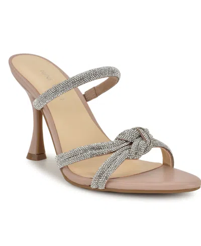 Nine West Women's Unela Slip-on Dress Sandals In Light Pink