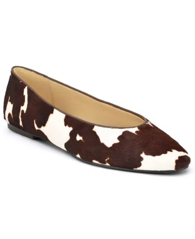 Nine West Women's Valore Slip-on Dress Ballet Flats In Brown