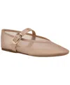 Nine West Vanceen Mary Jane Flat In Neutral