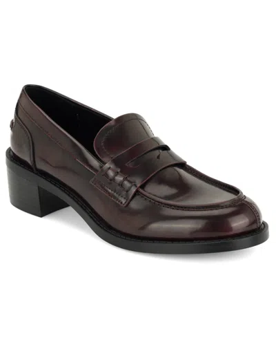 Nine West Vandel Penny Loafer In Brown