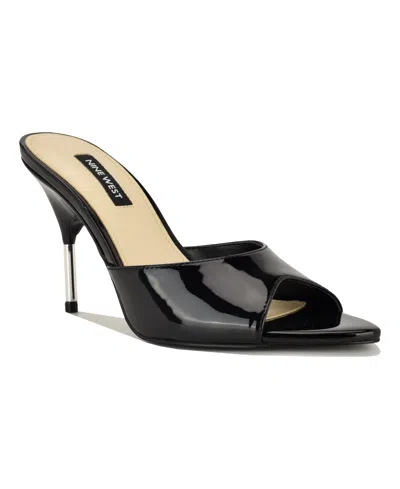 Nine West Women's Vella Slip-on Dress Sandals In Black