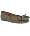 Nine West Women's Veronika Slip-on Casual Ballet Flats In Dark Olive Denim