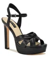 Nine West Windee Ankle Strap Platform Sandal In Black