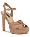 Nine West Windee Platform Sandal In Brown