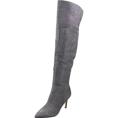 Nine West Womens Glitter Man Made Over-the-knee Boots
