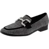 Nine West Lilma Womens Embellished Textured Slip-on Sneakers In Black